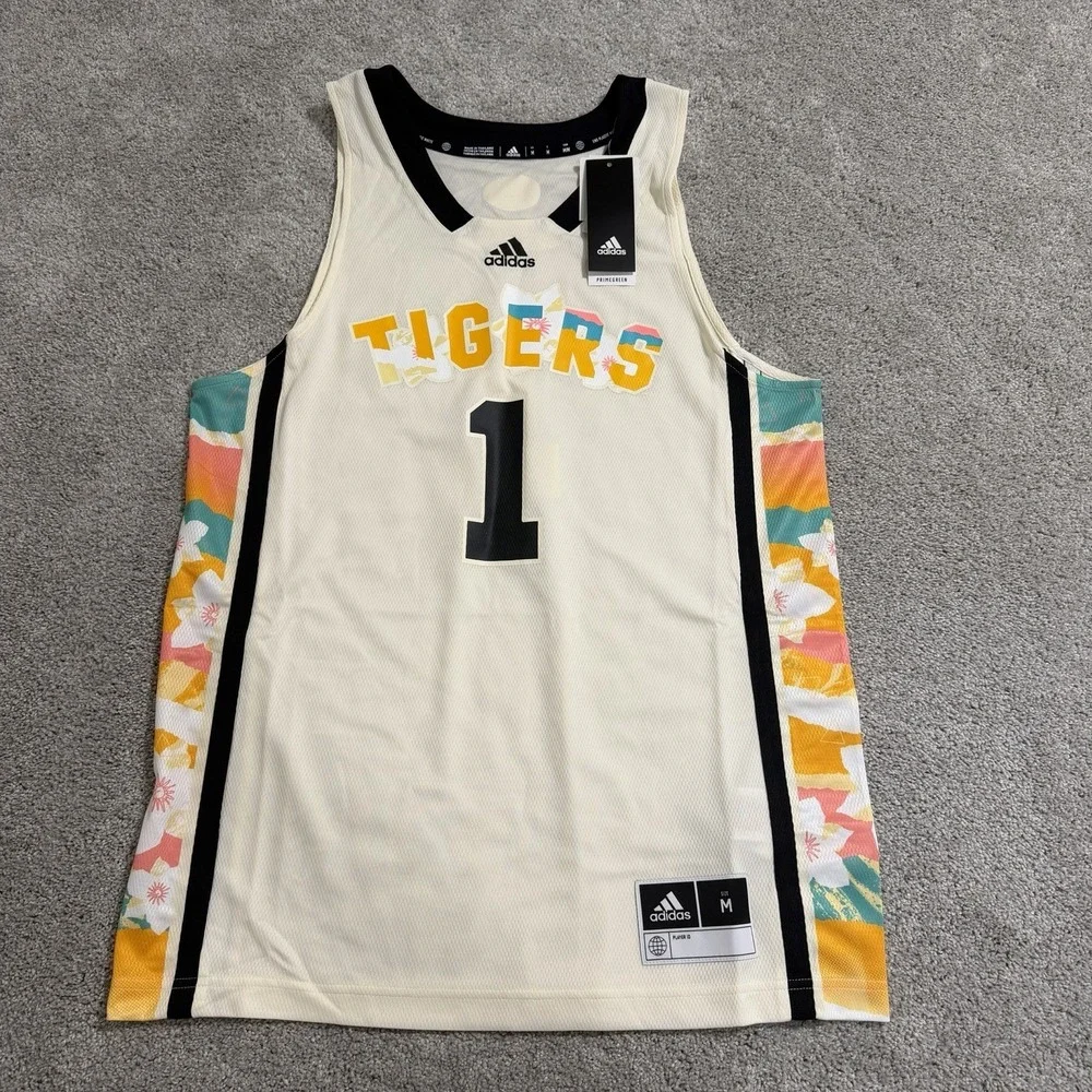 Adidas‎ Grambling Tigers Honoring Black Excellence Basketball Jersey Mens Sz M